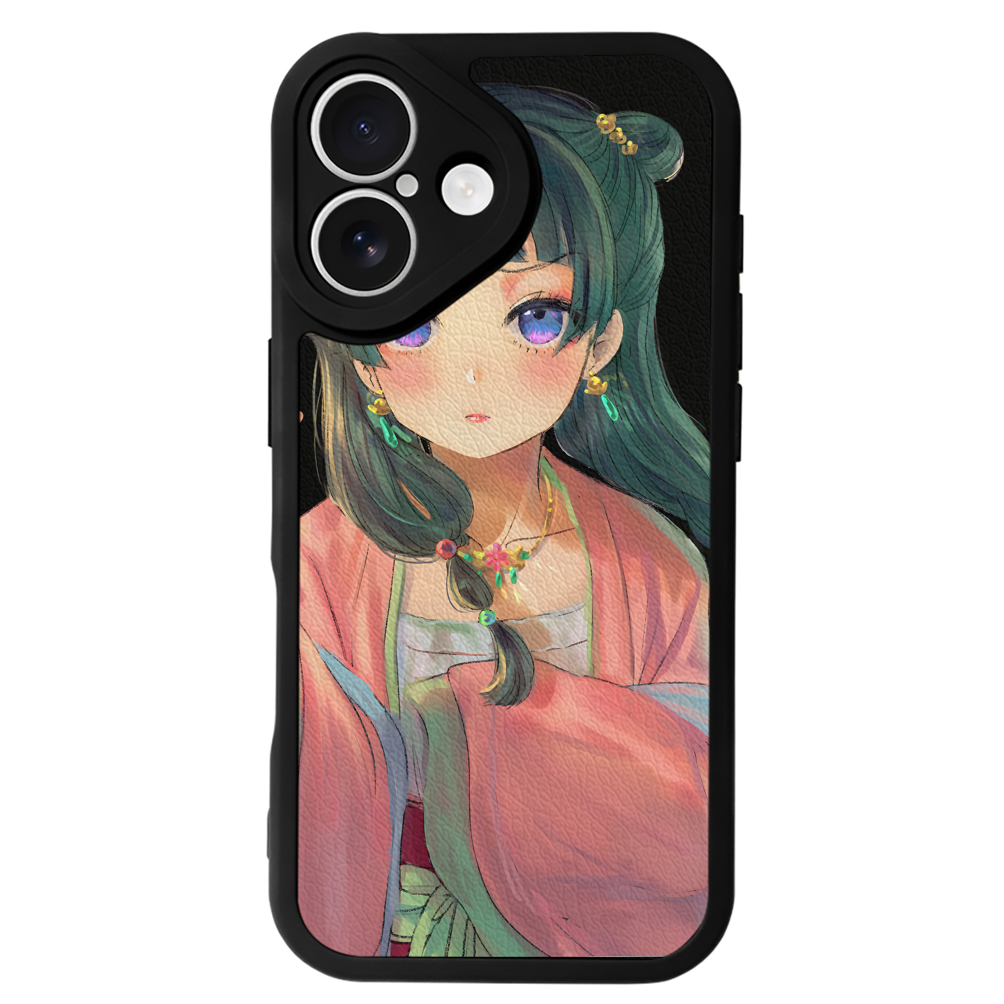 （画像用） 薬屋のひとりごと The Apothecary Diaries 【iPhone 16シリーズ対応】シリコンスマホケース（レザー調） 材質：シリコン